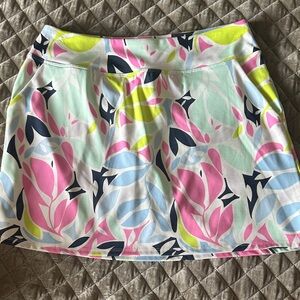 Tommy Bahama Pink and Blue Floral Golf Skort